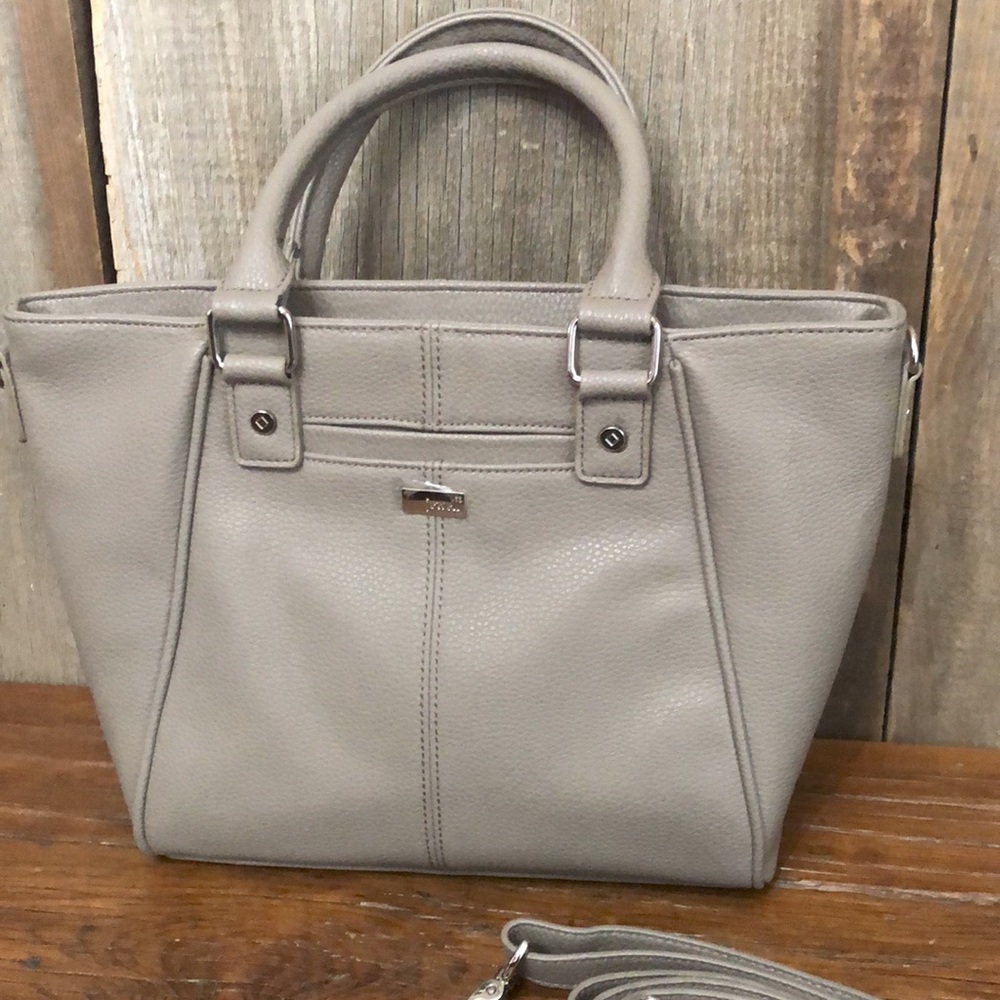 Thirty One Mini Diamond District Tote Purse in Putty Snake Jewell by thirty-one - Picture 13 of 17